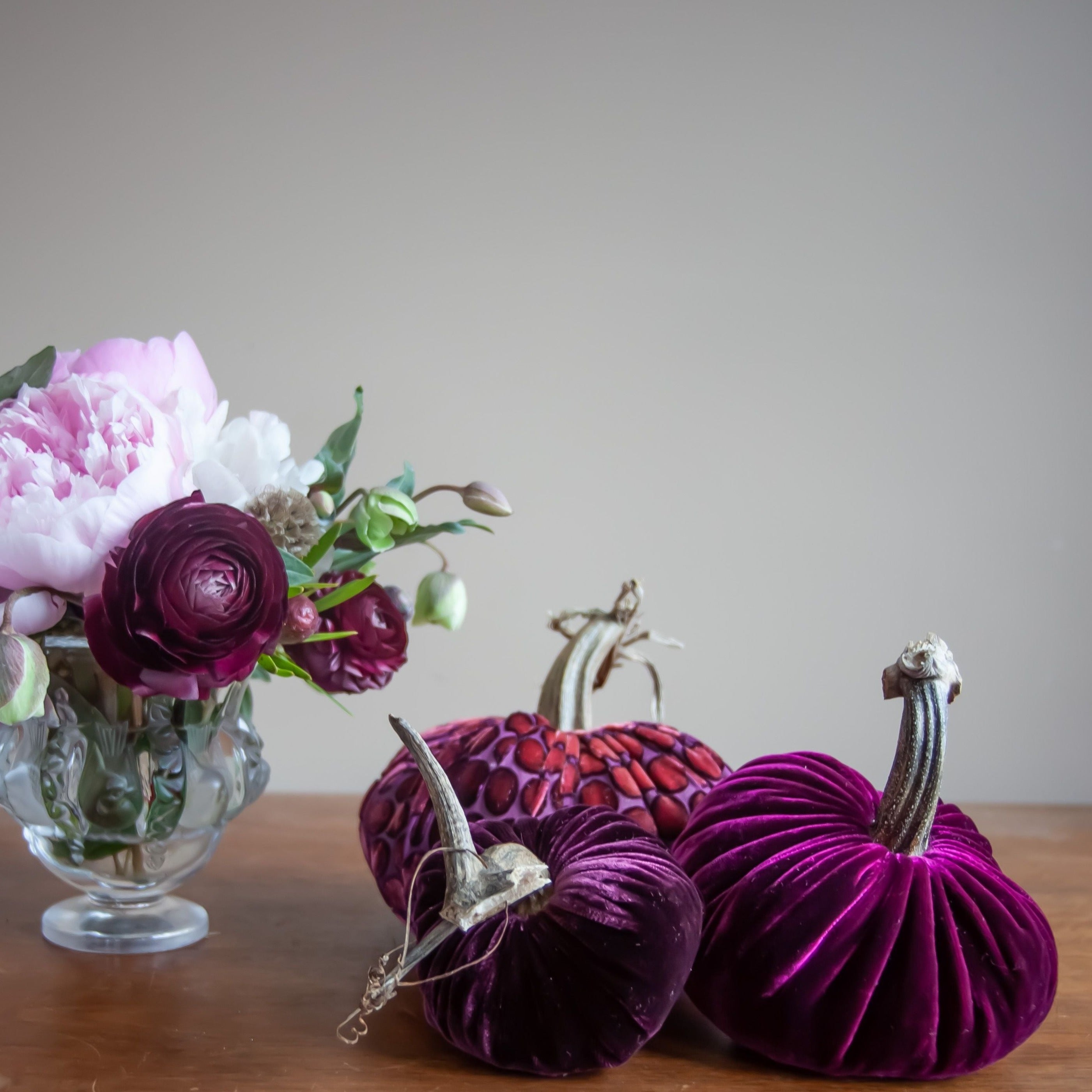 Velvet Pumpkins: Berry Collection – Plush Pumpkin