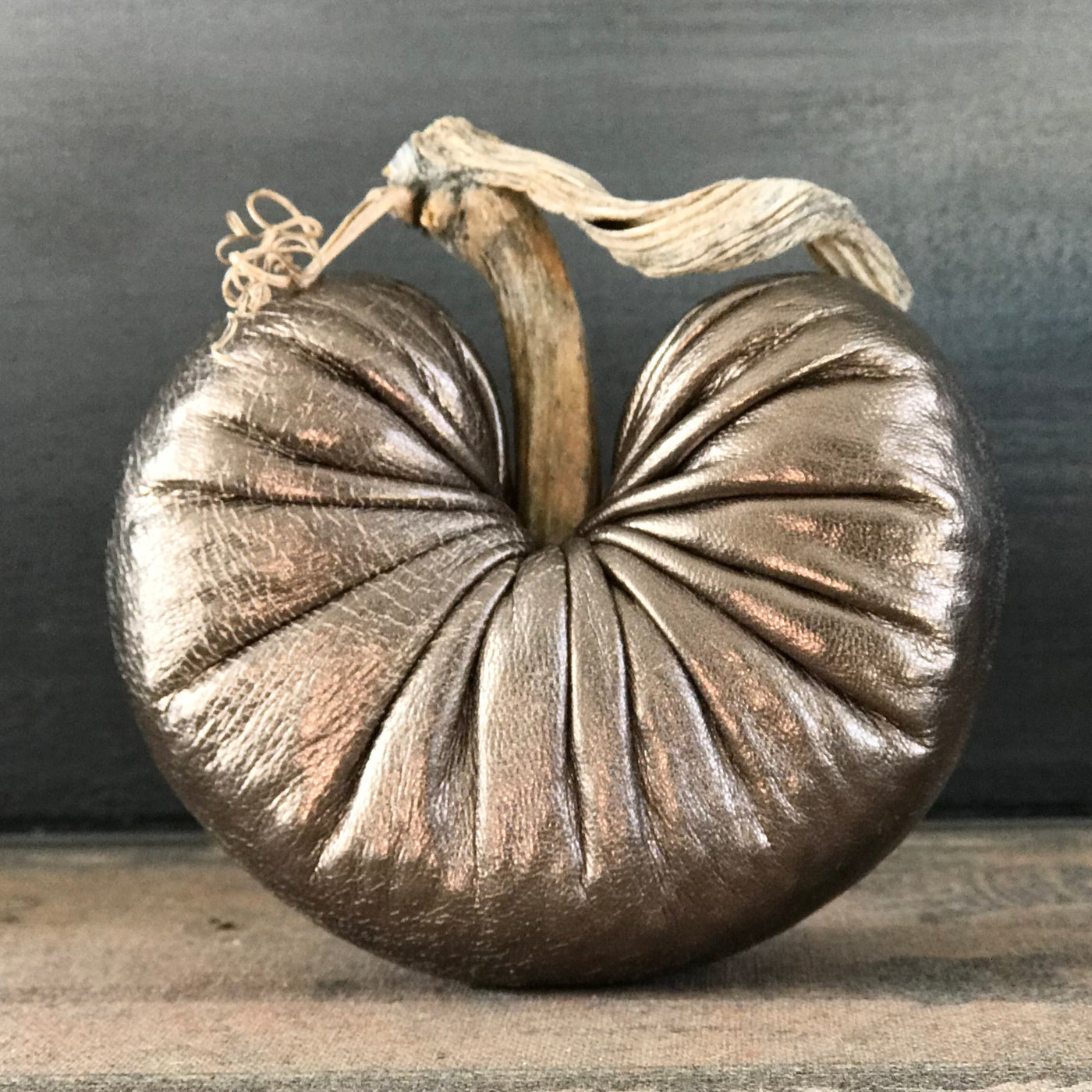 Bronze Lambskin Heart