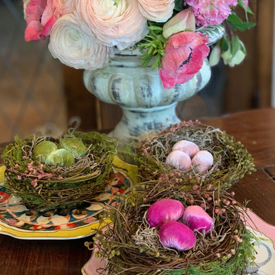 Multicolored Spring Nests