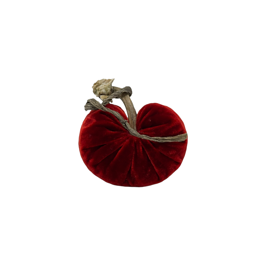 Classic Velvet Individual Hearts – Plush Pumpkin