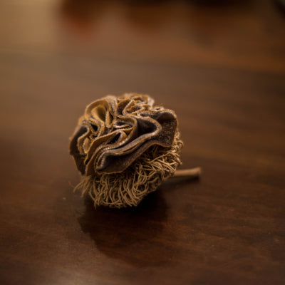 Ruffled Smokey Topaz Flower