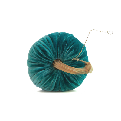 Turquoise Pumpkins - Velvet Pumpkins